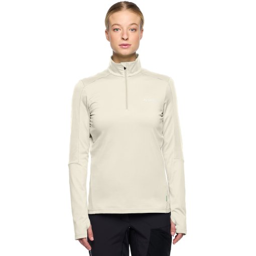 Foto de Vaude Camiseta de Manga Larga Mujer - Livigno Half Zip II - ecru