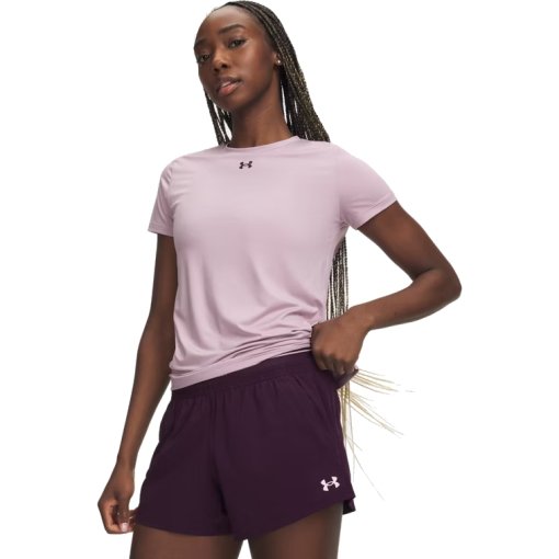Picture of Under Armour UA Vanish Short Sleeve Shirt Women - Mauve Pink/Purple Echo