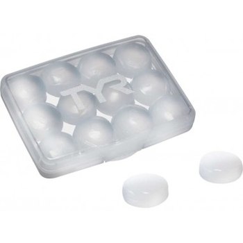 Picture of TYR Soft Silicone Ear Plugs - 12 Pack (6 Pair) - clear