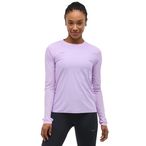 Foto de Hoka Camiseta de Manga Larga Running Mujer - Airolite - aster flower