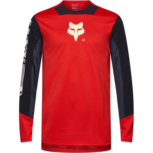 Foto de FOX Maillot de Manga larga MTB Niños - Defend - Elevated - fluorescent red