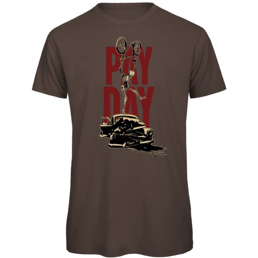 Photo produit de RTTshirts T-Shirt Vélo Homme - PayDay - brown