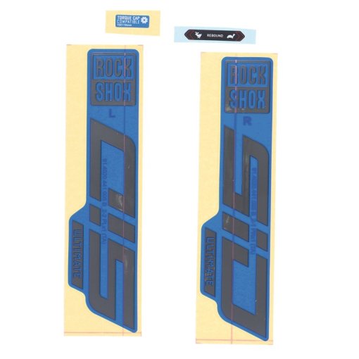 Produktbild von RockShox Decal Kit für 27.5/29&quot; SID Ultimate - gloss polar foil für blue (2021)