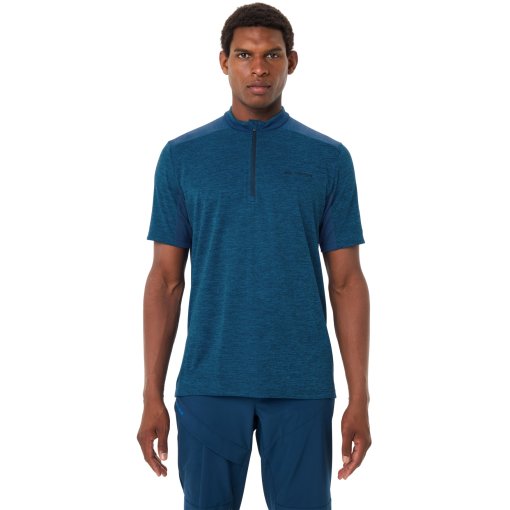 Immagine prodotto da Vaude Maglia a Maniche Corte Uomo - Tamaro Half-Zip IV - radiate blue