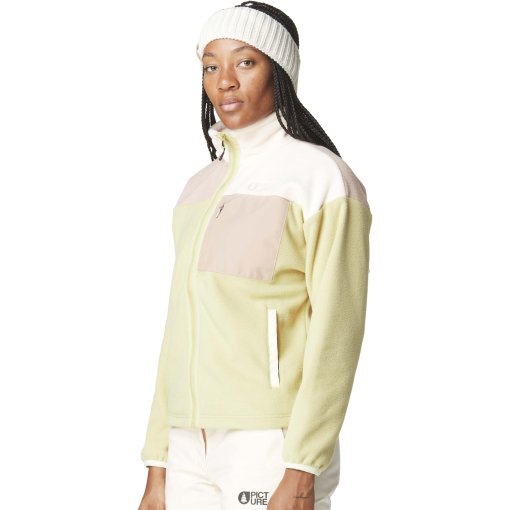 Produktbild von Picture Arcca Full Zip Fleecejacke Damen - Hemp Roebuck Vanilla