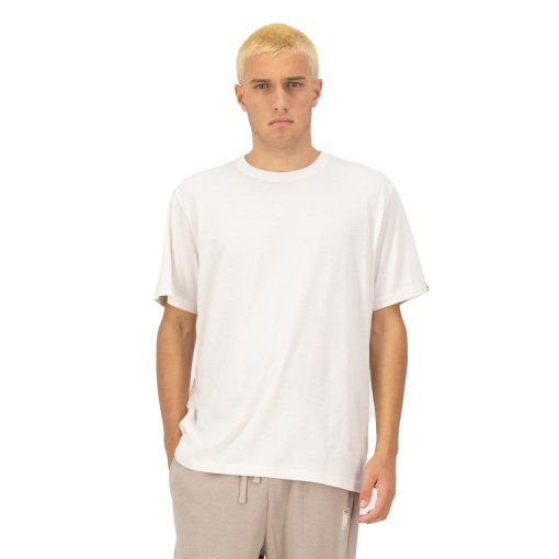 Photo produit de Mons Royale T-Shirt Homme - Yonder Merino Organic Cotton - vintage white