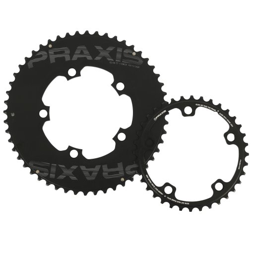Picture of Praxis Works TT-Aero Time Trial Chainring Set 5x110mm - 52/36Z - black