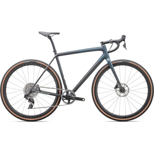 Immagine prodotto da Specialized CRUX PRO - Bici Gravel Carbonio - 2025 - satin carbon / deep lake metallic / smoke / white sage metallic