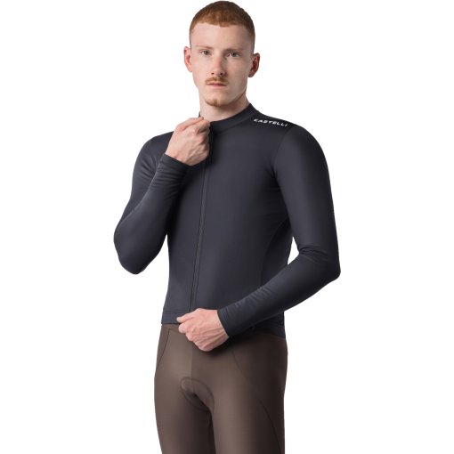 Picture of Castelli Espresso Thermal 2 Jersey Men - black/white 110
