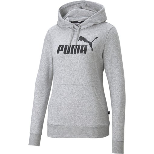 Foto de Puma Sudadera con Capucha Mujer - Essentials Logo - Light Gray Heather