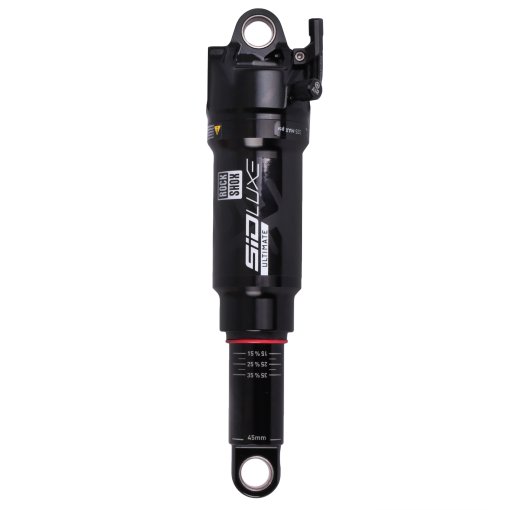 Photo produit de RockShox Amortisseur - SIDLuxe Ultimate 2P - DebonAir | RLR | Metric | Remote Type (Out Pull) | A2 - 190x45mm | pour Trek Top Fuel (2020-22)