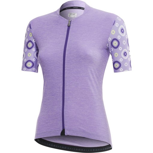 Produktbild von Dotout Check Kurzarmtrikot Damen - melange lilac
