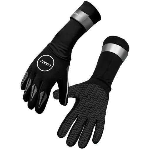 Photo produit de Zone3 Gants de Natation - Neoprene - noir/argenté