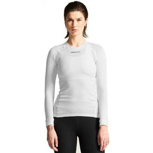 Foto de CRAFT Camiseta Interior Manga Larga Mujer - Active Extreme X Crew Neck - Blanco