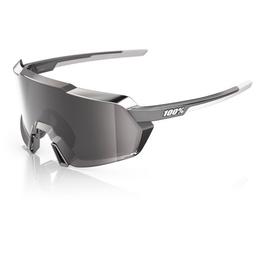 Foto de 100% Gafas - Korbin - Gloss Black Chrome - HiPER Silver Chrome Mirror