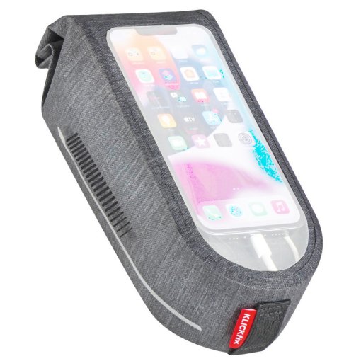 Immagine prodotto da KLICKfix Borsa per Tubo Orizzontale - Phone Waterproof 0292PW - 1L - grigio