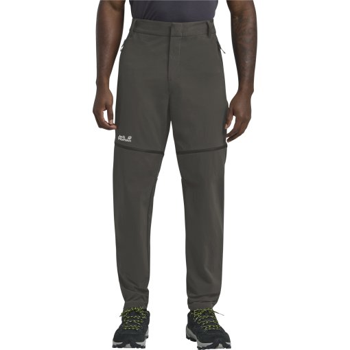 Productfoto van Jack Wolfskin Hikeout Zip Away Broeken Heren - flint