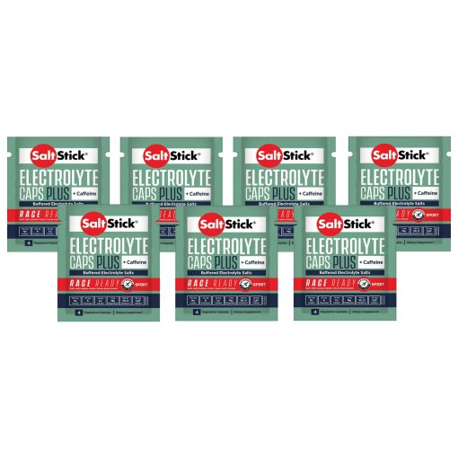 Immagine prodotto da SaltStick Capsule di Sali e Minerali con Caffeina - Race Ready Plus Caps - 7x 4 pezzi.
