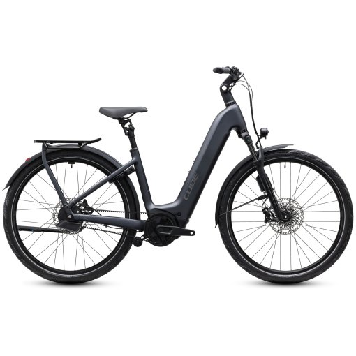 Produktbild von CUBE KATHMANDU HYBRID Deluxe EXC 800 - Easy Entry - Trekking E-Bike - 2027 - stealthgrey / grey