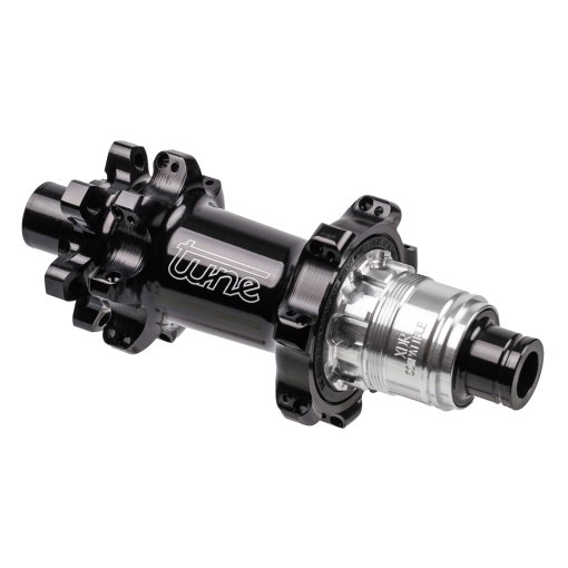 Photo produit de Tune Moyeu Arrière - Nano Boost - Roulement Standard | 6-Trous | 12x148mm - 32-trous - HG 10/11/12 - noir