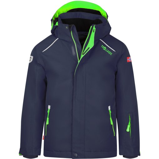 Foto de Trollkids Chaqueta Esquí Niños - Holmenkollen PRO - Navy/Verde