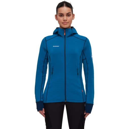 Immagine prodotto da Mammut Giacca Midlayer con Cappuccio Donna - Taiss Light - deep ice-marine