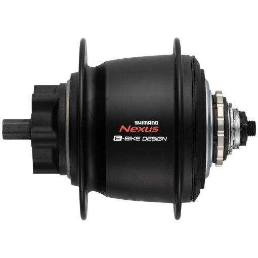 Foto de Shimano Nexus SG-C7060-5D Buje Cambio Interno - Di2 | 5 Velocidades | 6 Agujeros | 12x148mm Boost - negro