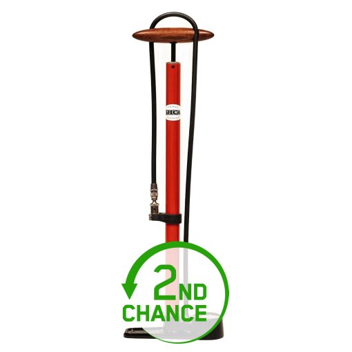 Produktbild von SILCA Pista Standpumpe - inkl. Manometer 220 psi Rot - B-Ware
