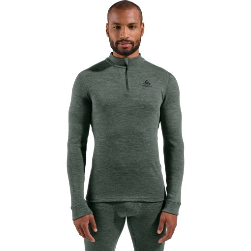 Foto de Odlo Camiseta Interior Manga Larga Hombre - Natural Merino 260 Half-Zip - urban chic