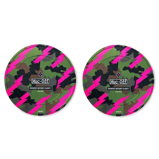 Foto de Muc-Off Disc Brake Cover Cubierta de Disco de Freno (1 Par) - camo