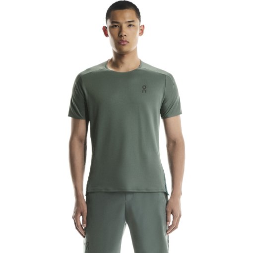 Photo produit de On Shirt Running Homme - Performance-T - Olive | Spirulina