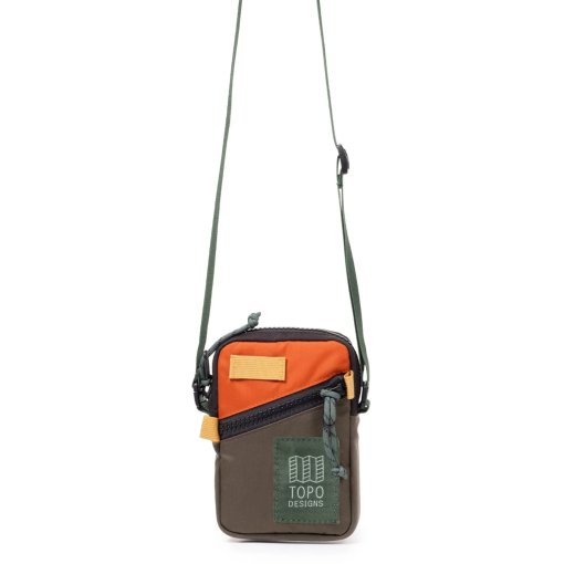 Photo produit de Topo Designs Sac à Bandoulière - Mini - 1L - Woodland/Terracotta