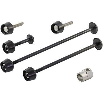 Foto de Pitlock Set 02/BR FW + RW + Saddle Clamp + V-Brake Lock - black