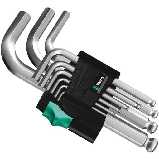 Immagine prodotto da Wera Assortimento di Chiavi a L, Metriche - 950/9 Hex-Plus 3 - 9 Pezzi