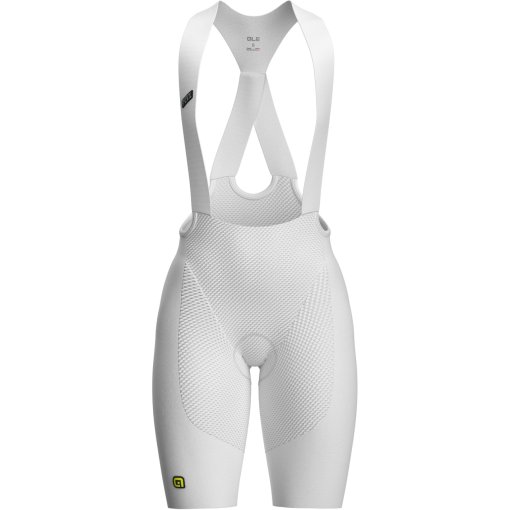 Photo produit de Alé Cuissard à Bretelles Court Femme - R-EV1 Voltage - blanc