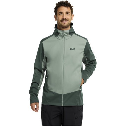 Photo produit de Jack Wolfskin Skyvail Veste pour hommes - green zinnia