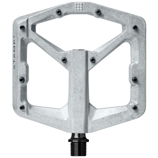 Foto de Crankbrothers Stamp 2 Flat Pedal - large - raw silver