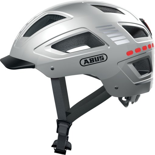 Foto de ABUS Casco - Hyban 2.0 LED - signal silver