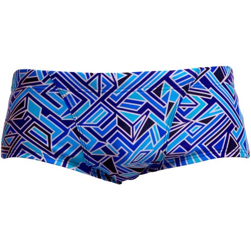 Image de Funky Trunks Classic Eco Trunks Maillot de bain pour hommes - Blue Bits