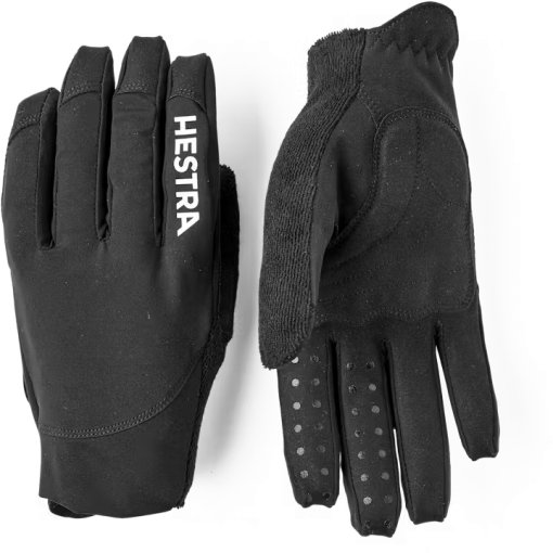 Produktbild von Hestra Spiro Long - 5 Finger Fahrradhandschuhe - schwarz/schwarz