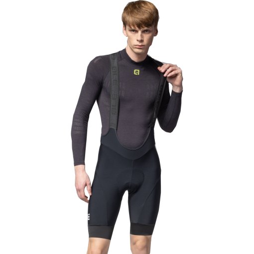 Foto de Alé Culotte Corto con Tirantes Hombre - PRAGMA Winter 2.0 - white/black