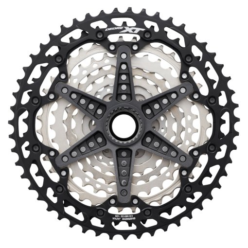Shimano Deore XT CS-M8100 Cassette 12-speed - black/silver | BIKE24