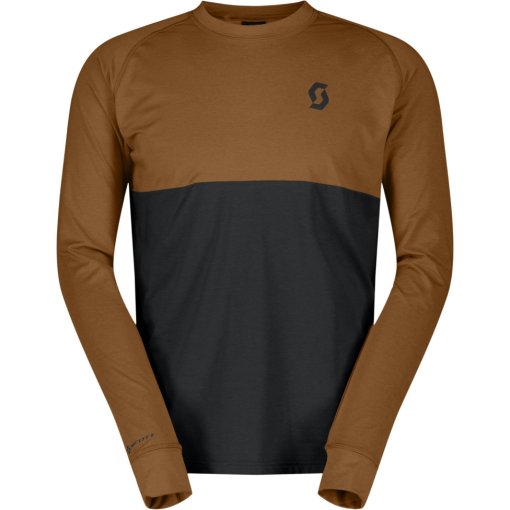 Foto de SCOTT Maillot de Manga Larga Hombre - Trail Storm Warm Light - bread brown