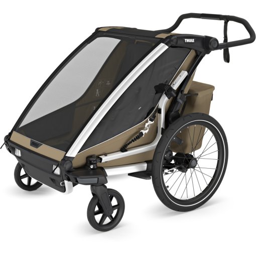 Foto de Thule Remolque de Bicicleta para 2 Niños - Chariot Cross 2 Double - faded khaki