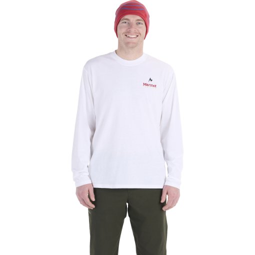 Immagine prodotto da Marmot Maglia a Maniche Lunghe Uomo - For Life Heavy - bianco