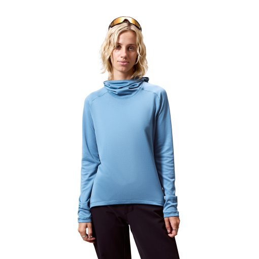 Picture of Endura AllTrack Rout Scuba Fleece Hoodie Women - storm blue