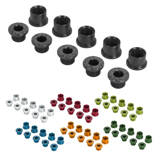 Photo produit de KCNC SPB0014 Chainring Bolts Set Road 2-speed for Shimano 5 pieces