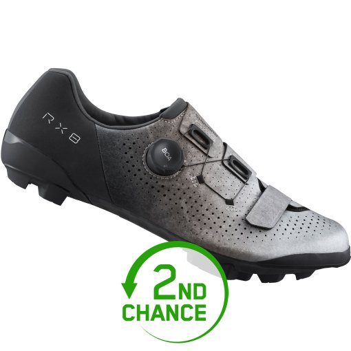 Picture of Shimano SH-RX801 Gravel Shoes Men - silver - 2nd Choice