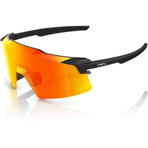 Foto de 100% Gafas - Aerocraft - Soft Tact Black - HiPER Red Multilayer Mirror