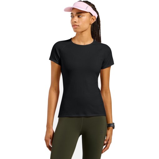 Productfoto van Odlo Active Light Crew Neck Korte mouw basislaag top dames - black